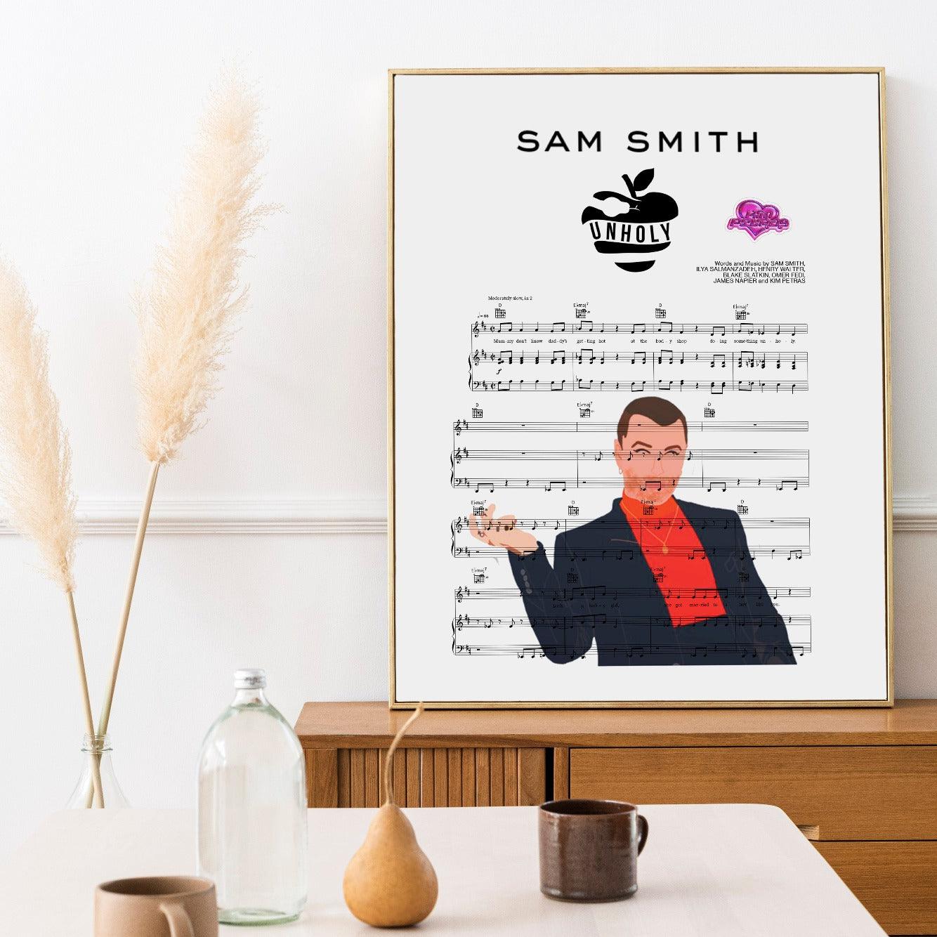 Sam Smith - Unholy Poster - 98types