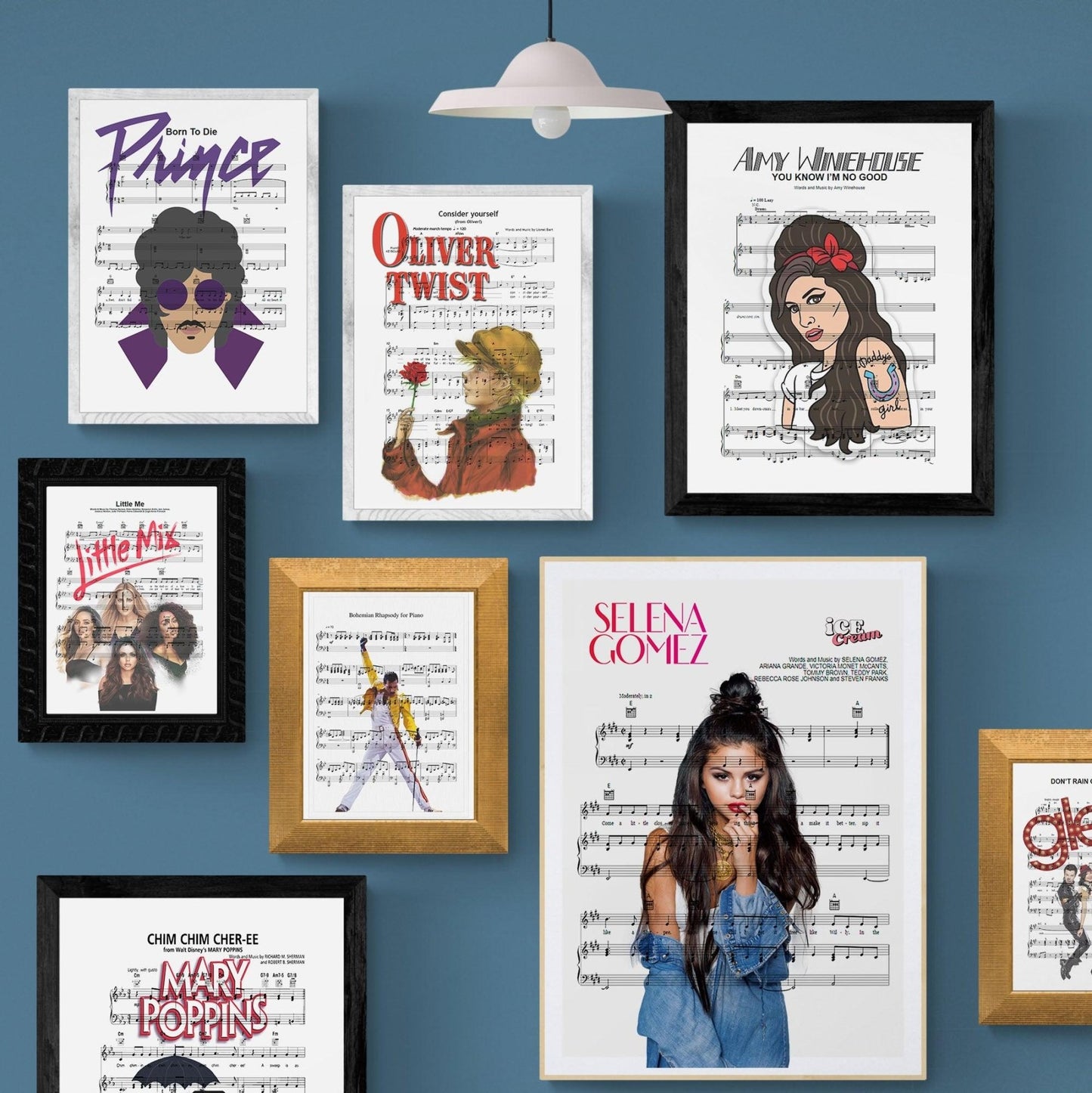 Selena Gomez - Ice Cream Print - 98types