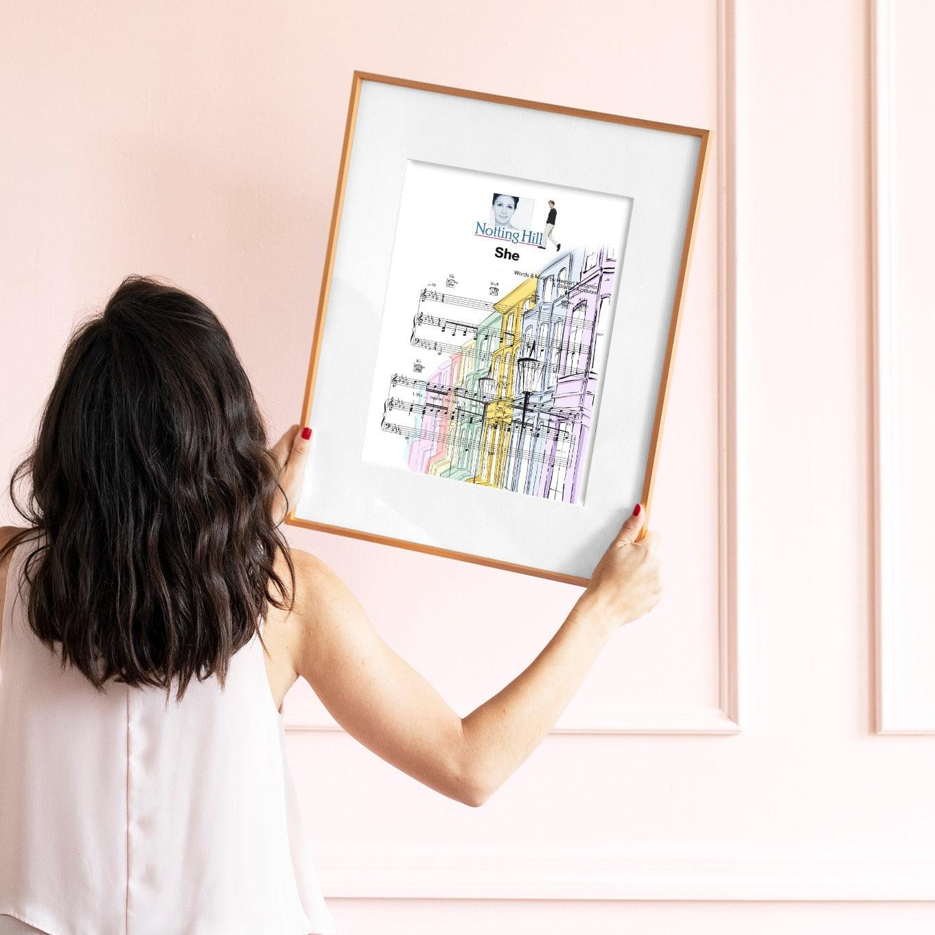 She Notting Hill Theme Song Print - 98types