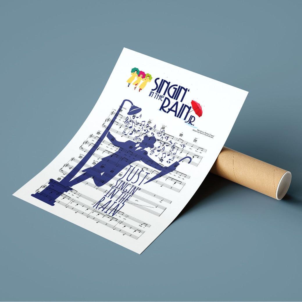Singing in the rain Musical Poster - 98types