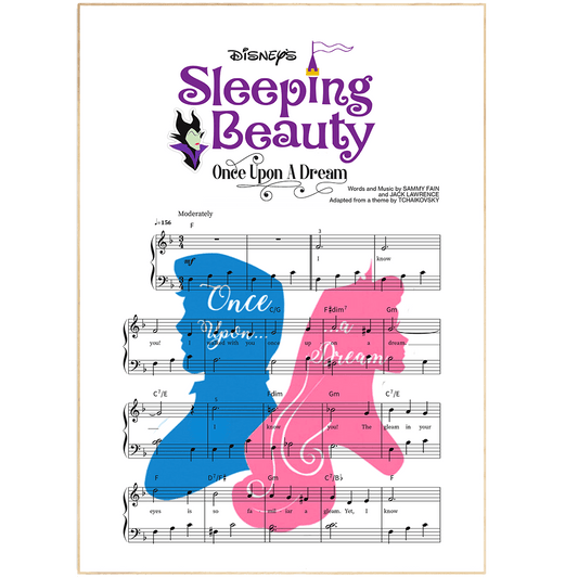 Sleeping Beauty - Once upon a dream Print - 98types