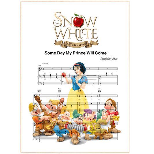 Snow White - Someday My Prince Will Come Print - 98types
