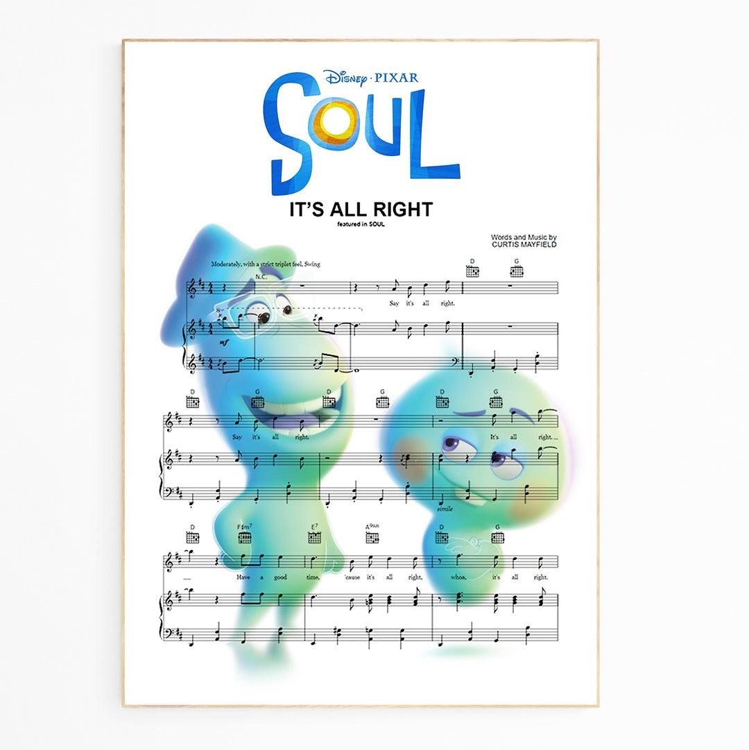 Soul • It's All Right Song Lyric Print - 98types