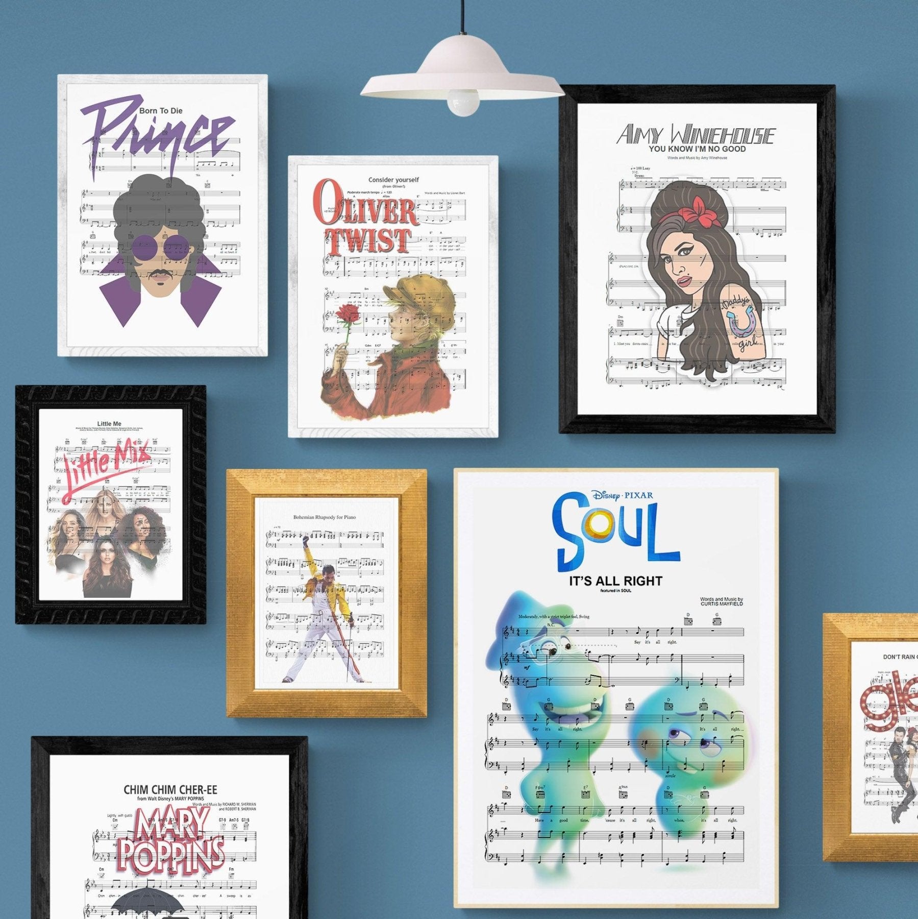 Soul • It's All Right Song Lyric Print - 98types