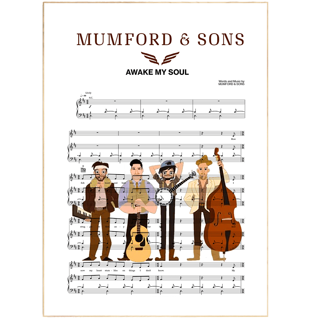 Soul Mumford & Sons - Awake My Soul Poster - 98typesMusic
