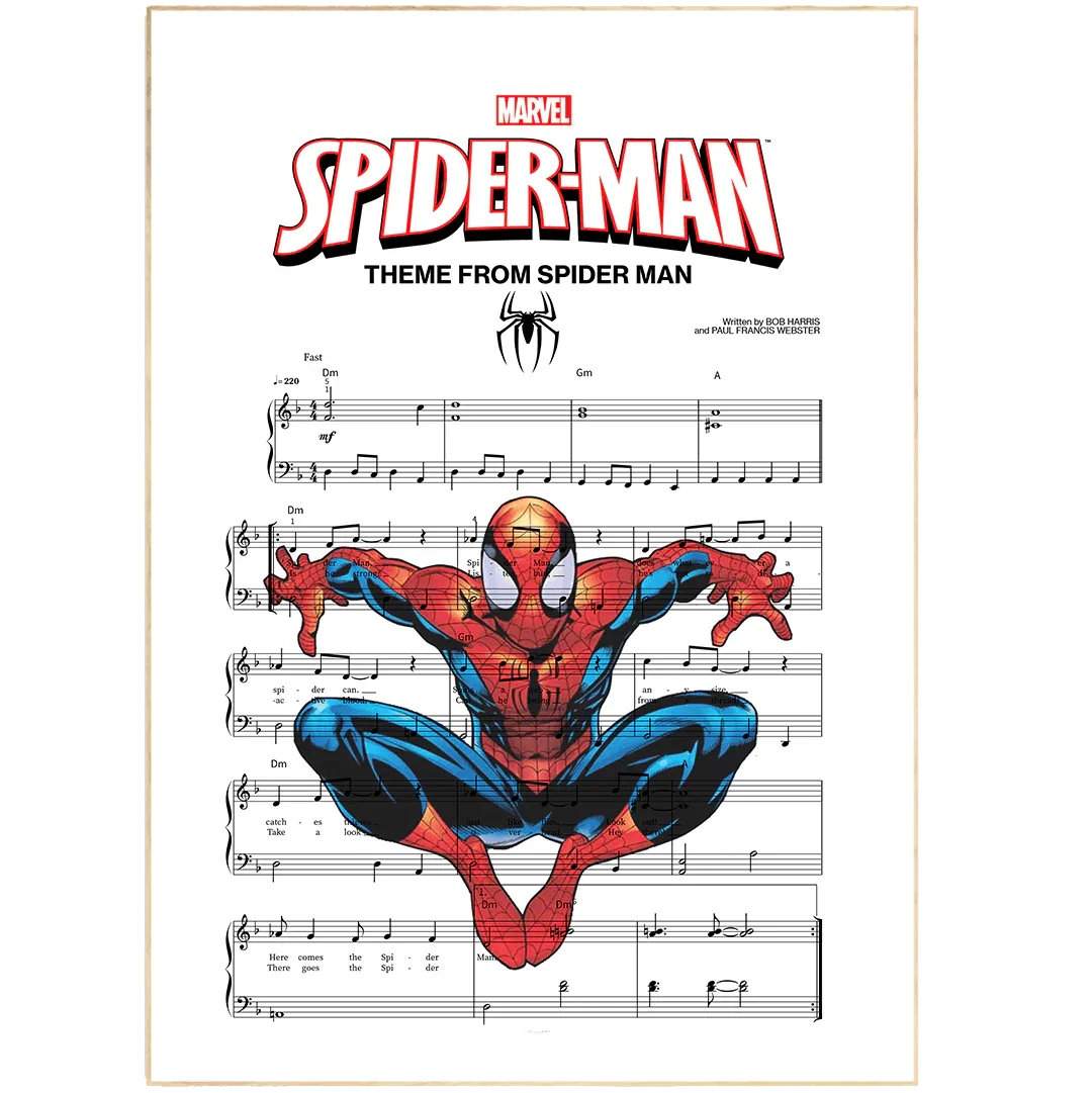 Spider Man - Main Theme Poster - 98types