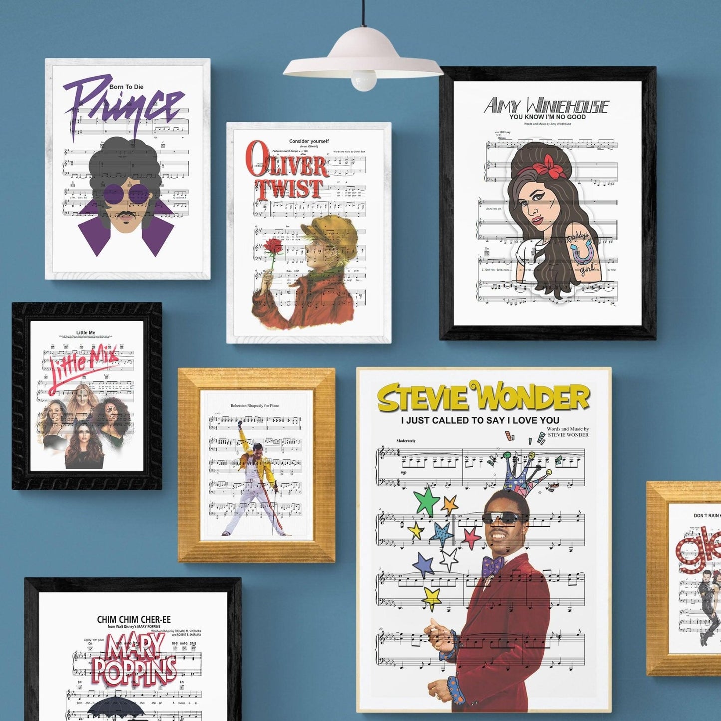 Stevie Wonder • I Just Called To Say I Love You Print - 98types