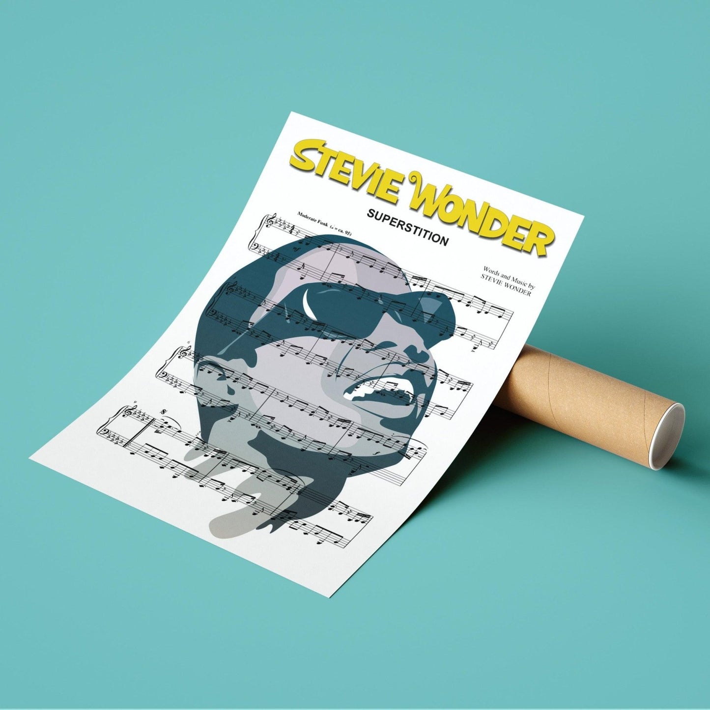 Stevie Wonder • Superstition Print - 98types