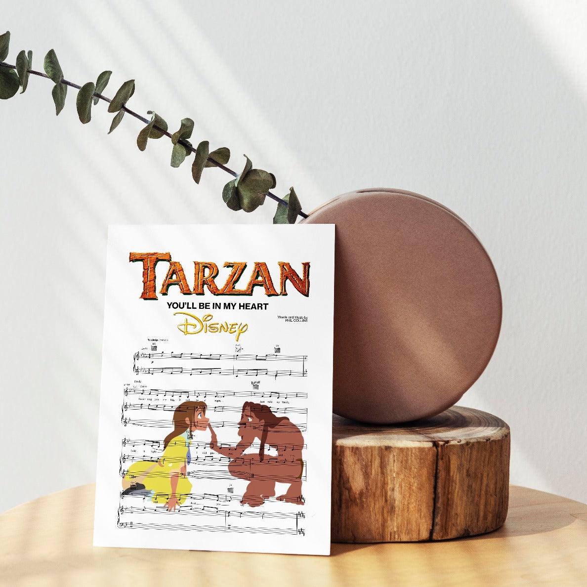 Tarzan - YOU’LL BE IN MY HEART Print - 98types