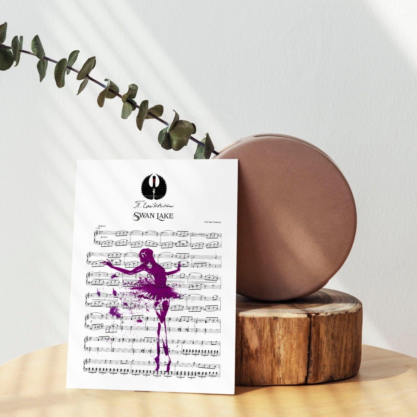 Tchaikovsky – Swan Lake Theme Song Print - 98typesMusic