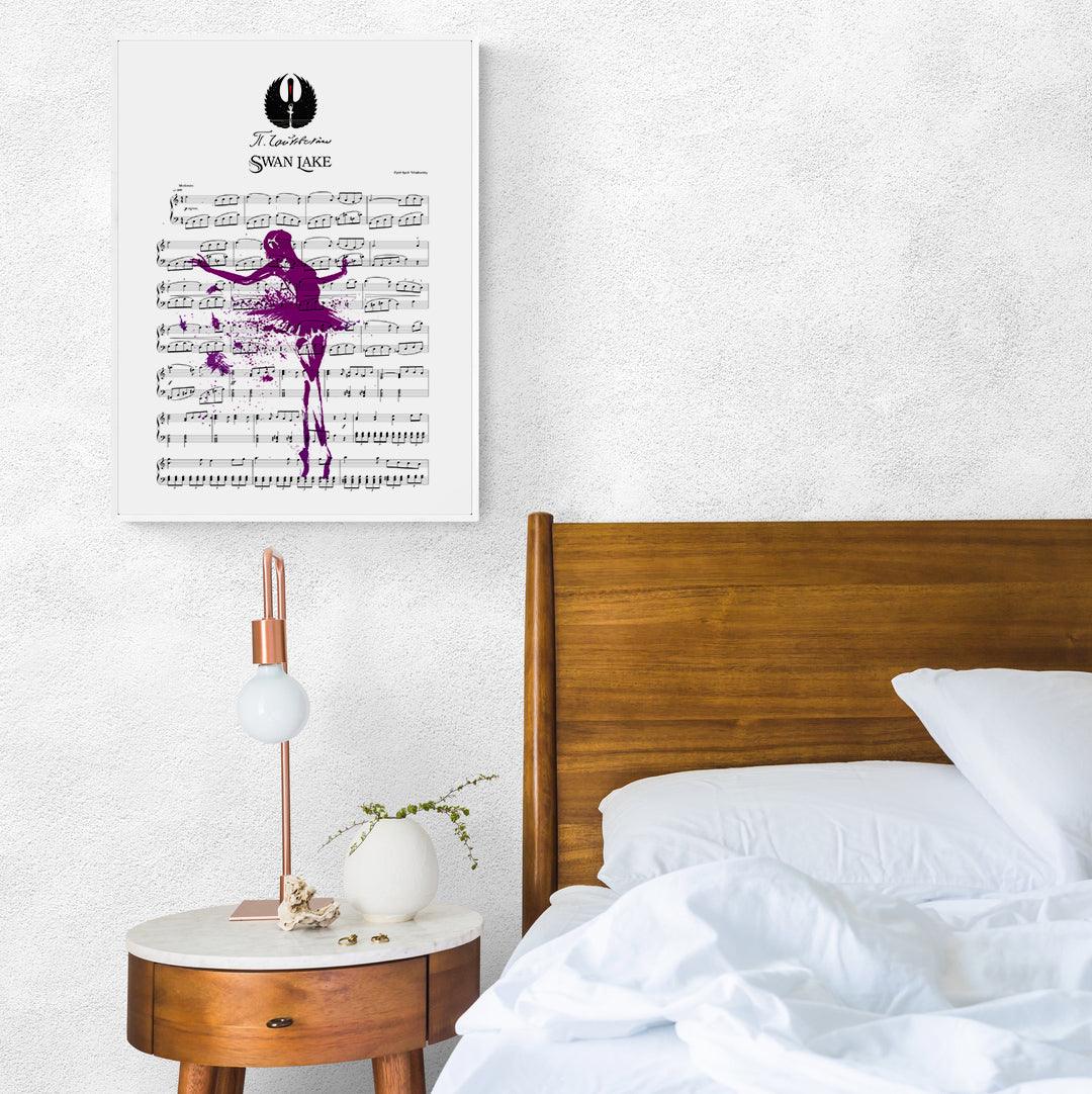 Tchaikovsky – Swan Lake Theme Song Print - 98typesMusic