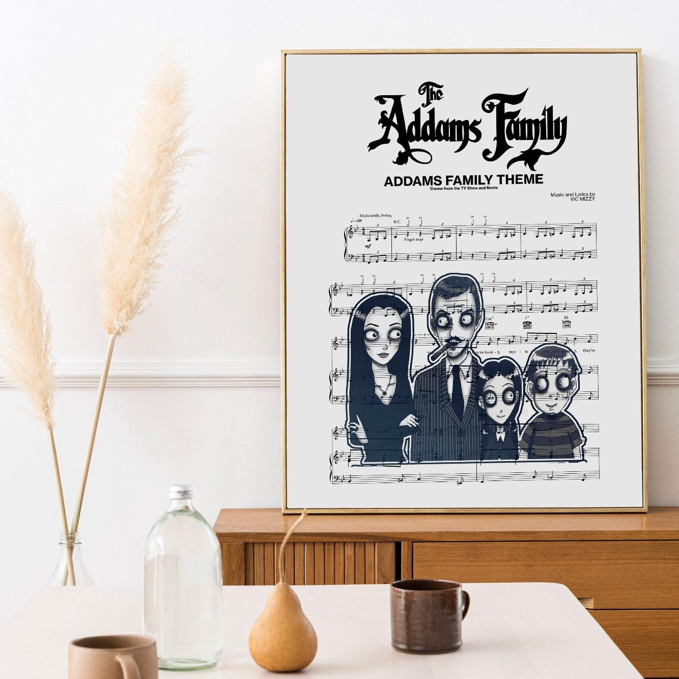 The Addams Family - Pulled Print - 98types