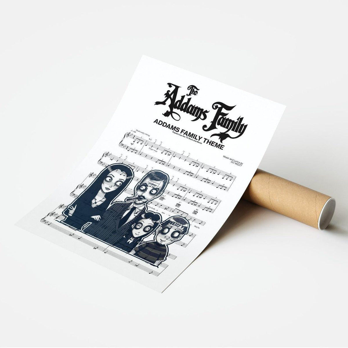 The Addams Family - Pulled Print - 98types