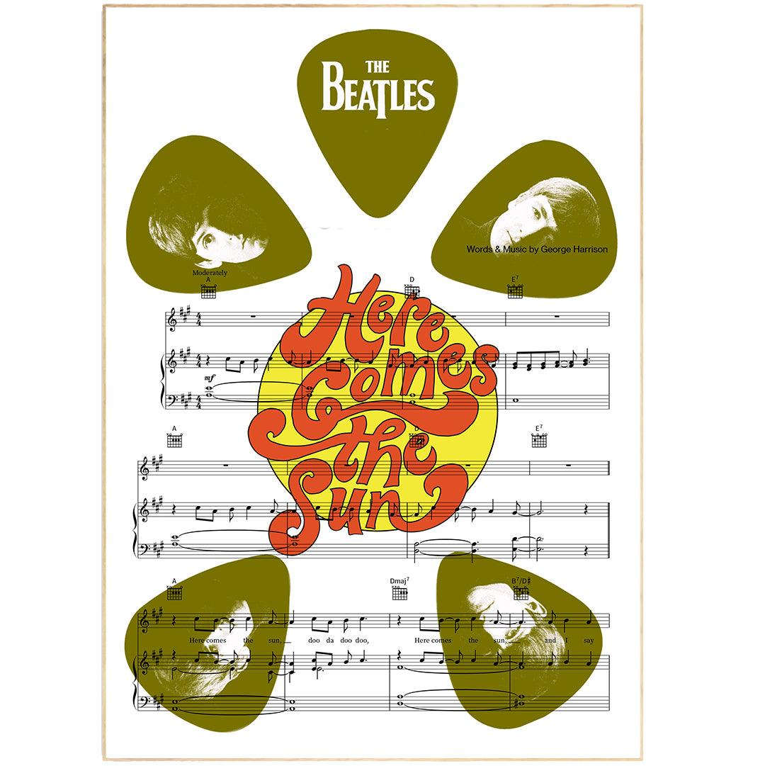 The Beatles - Here Comes The Sun Poster - 98types