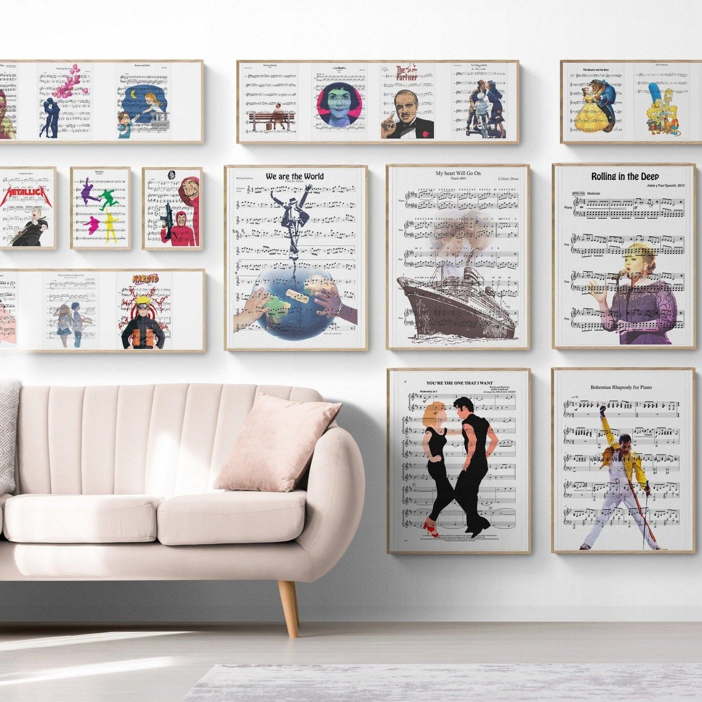 THE BEATLES - Yesterday Theme Song Print - 98types