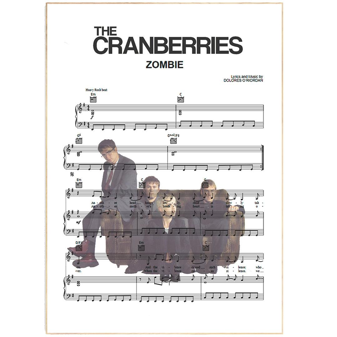 The Cranberries - Zombie Poster - 98typesMusic