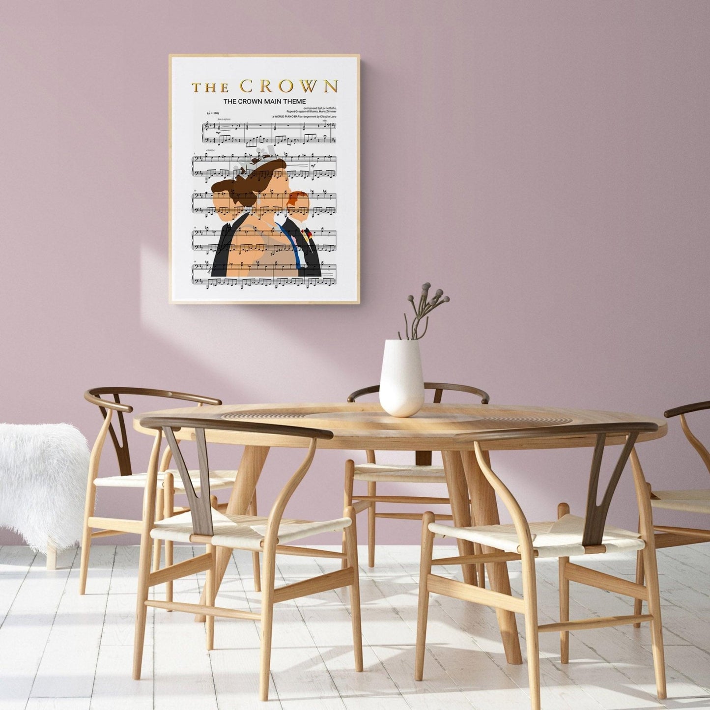 The Crown Serie - Main Theme Poster - 98types