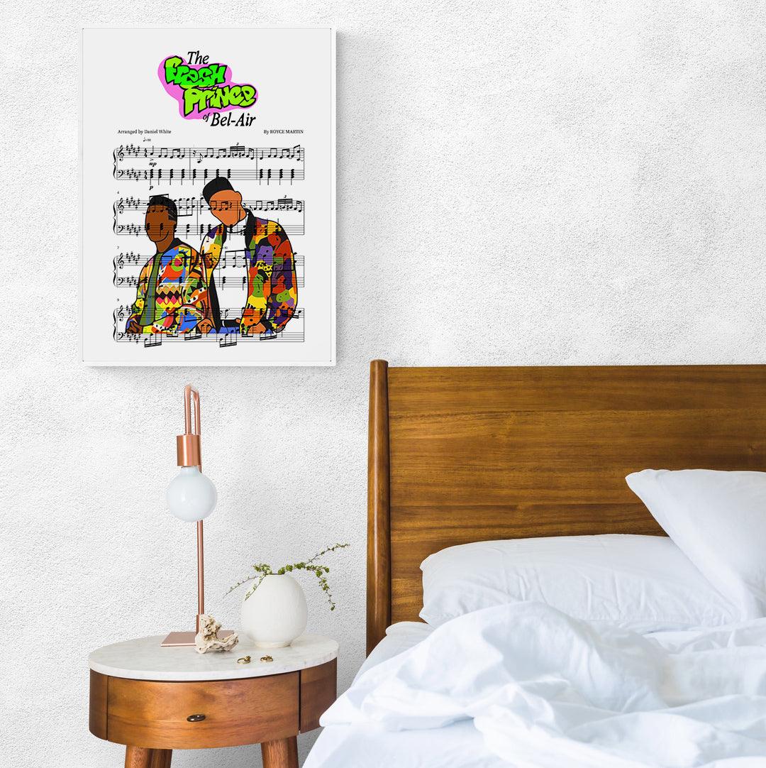 The Fresh Prince Of Bel Air Theme Poster - 98typesMusic