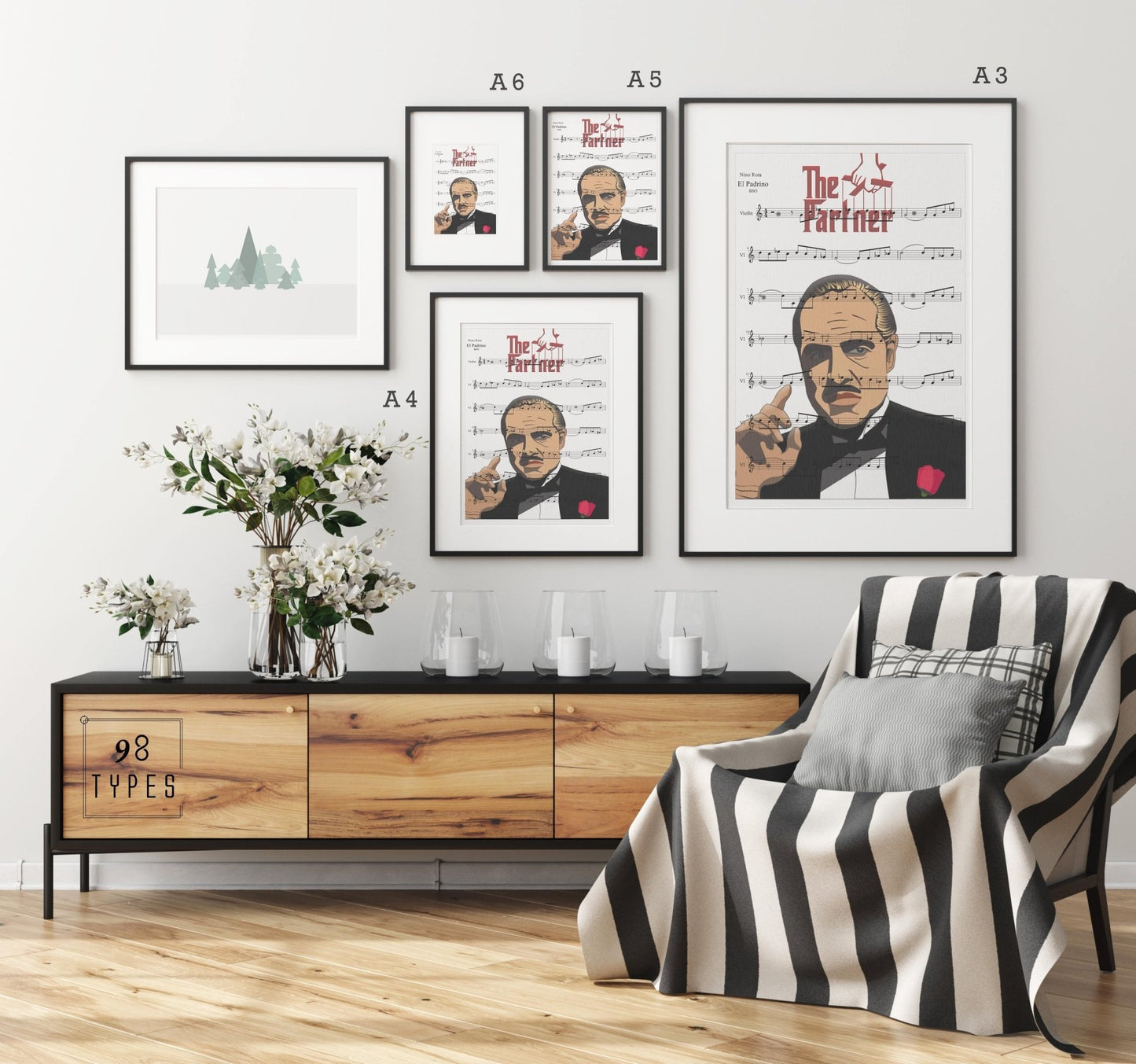 The Godfather - Theme Song Print - 98typesMusic