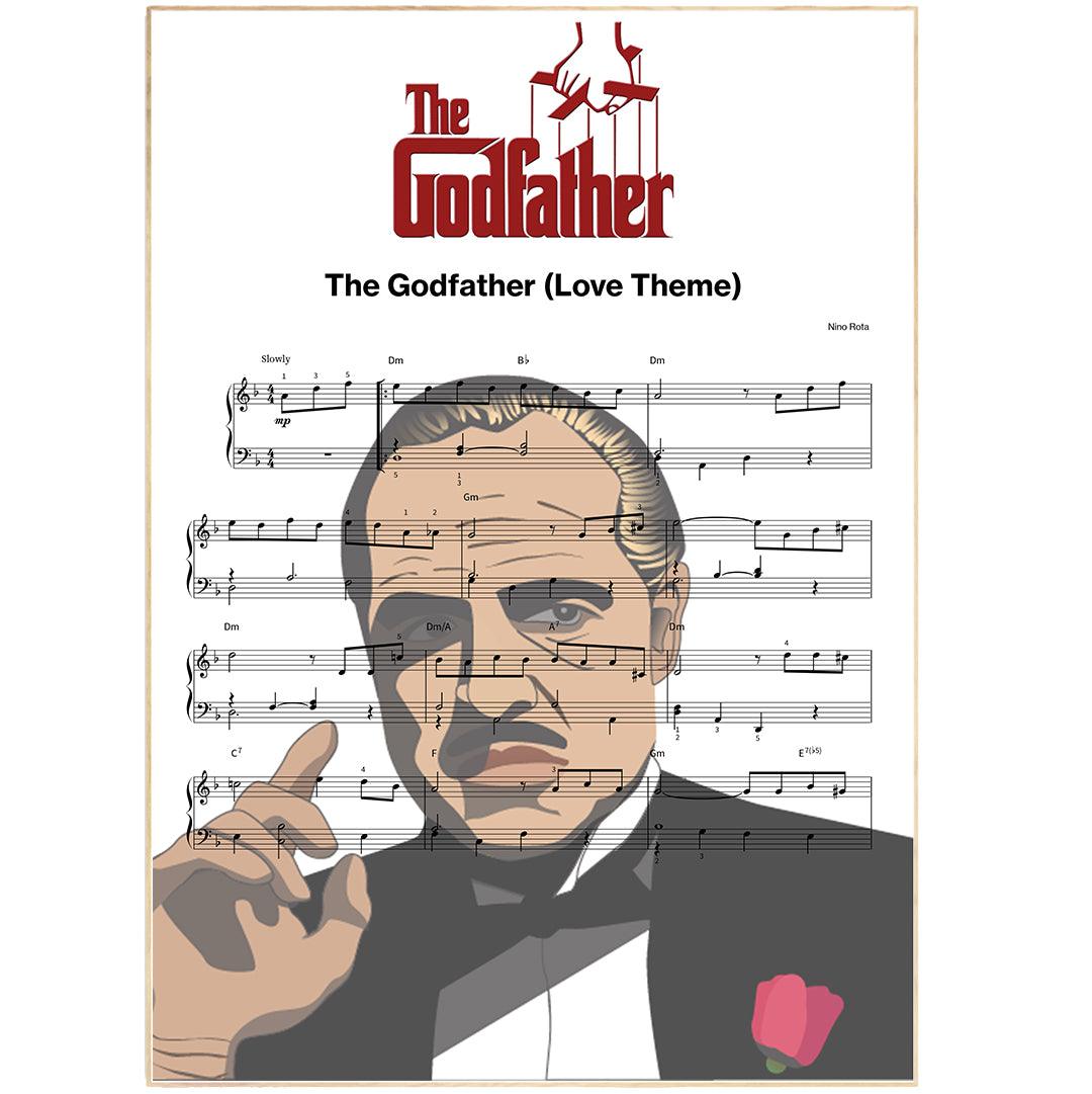 The Godfather - Theme Song Print - 98typesMusic