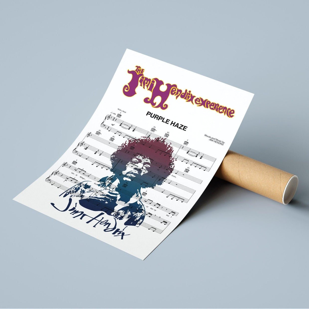 The Jimi Hendrix Experience - Purple Haze Poster - 98types