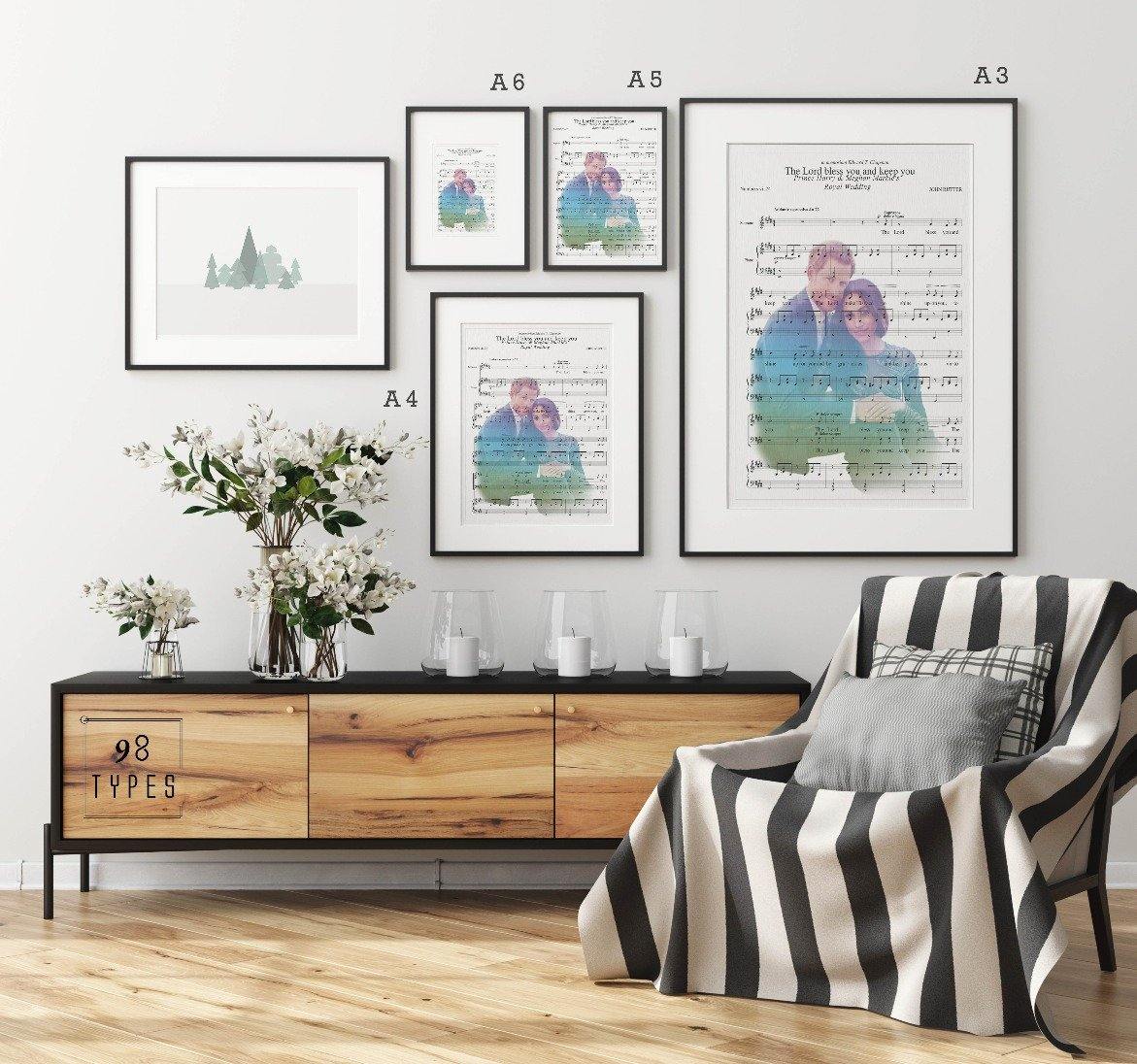 The Lord Bless You And Keep You - Prince Harry & Meghan Royal Wedding Print - 98typesMusic