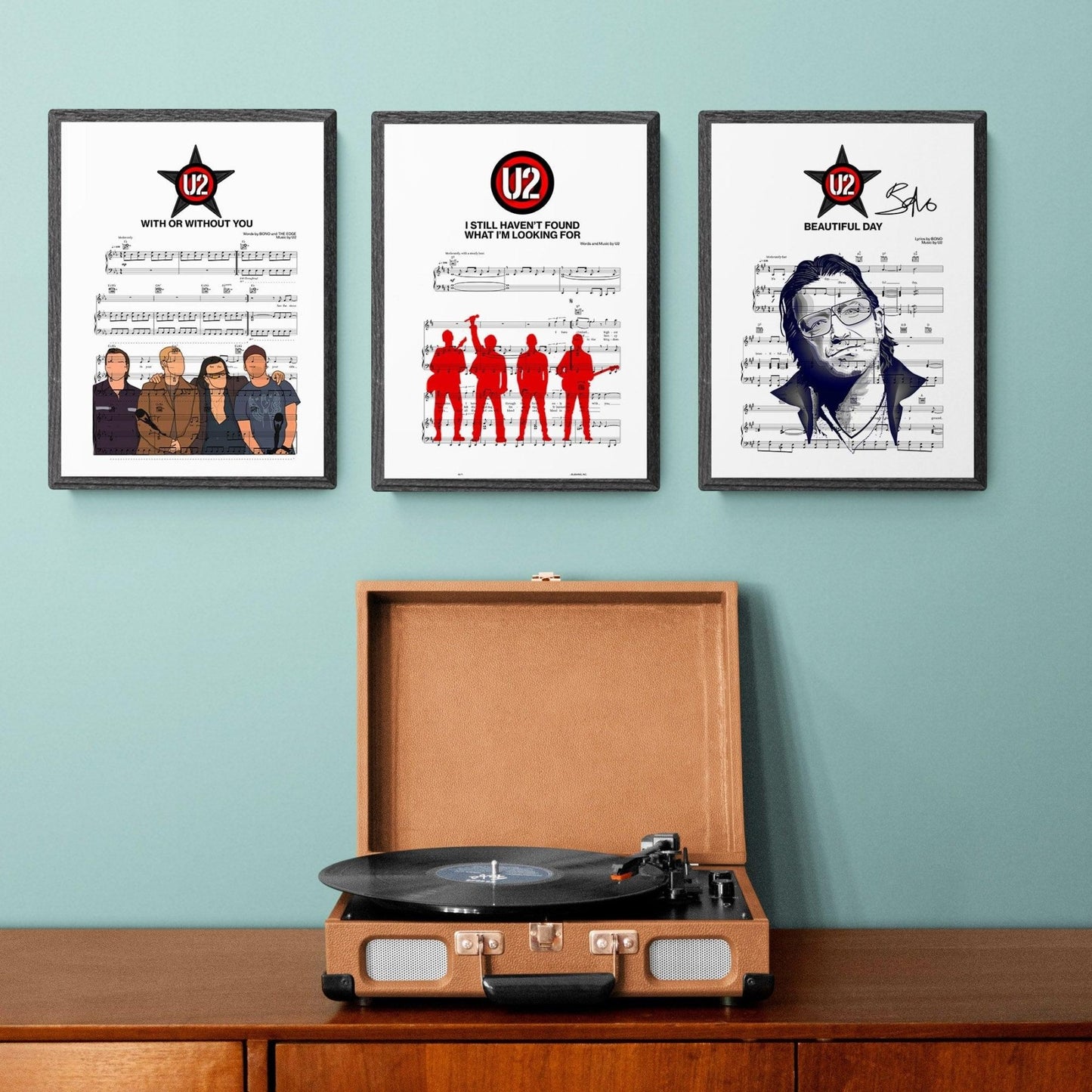 U2 • Beautiful Day Song Lyric Print - 98types