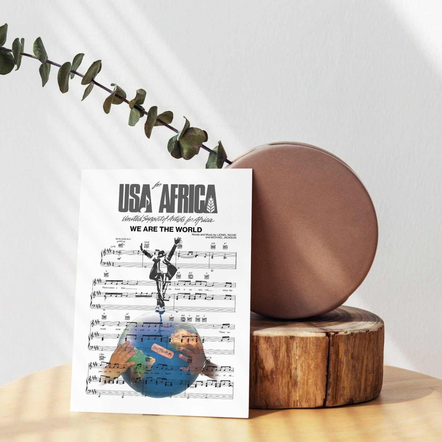 U.S.A. For Africa - We Are the World Theme Song Print - 98types