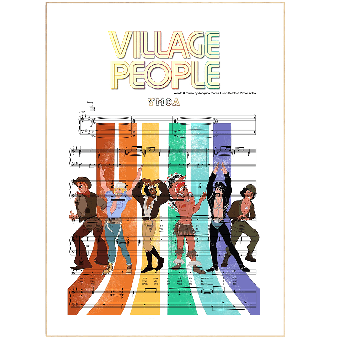 Village People - YMCA Poster - 98types