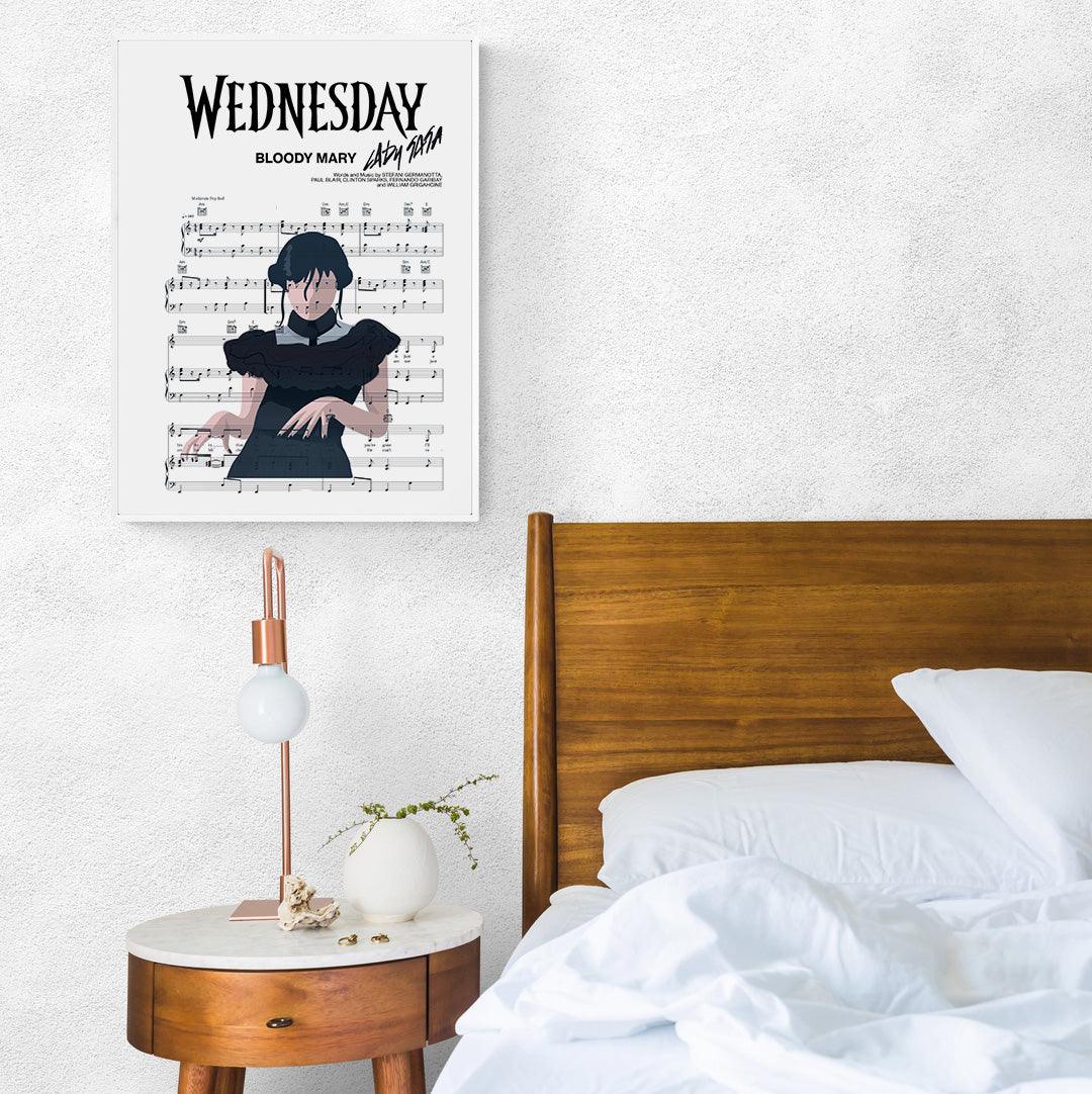 Wenesday Dance - BLOODY MARY Poster - 98typesMusic