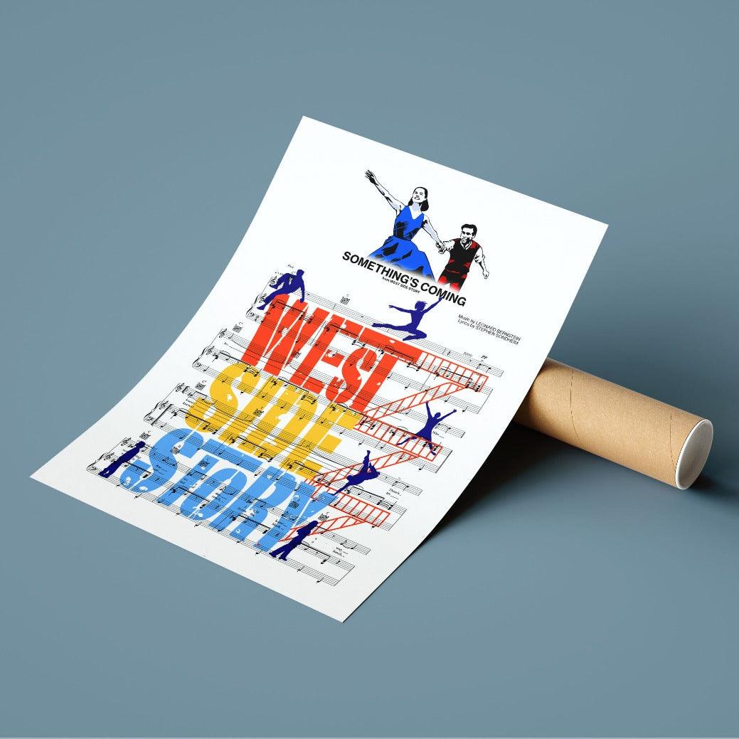 West Side Story - Something's Coming Poster - 98typesMusic