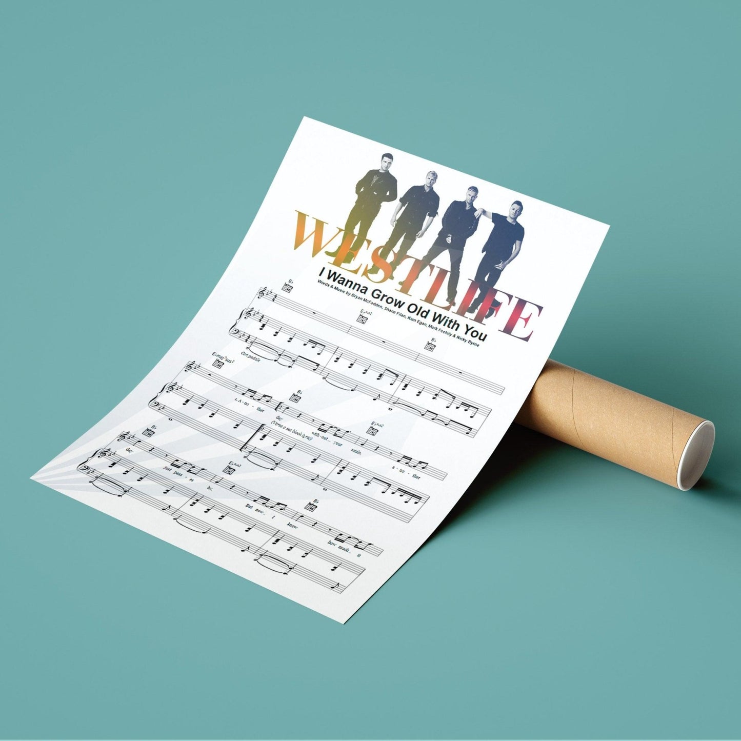 Westlife • I Wanna Grow Old With You Print - 98types