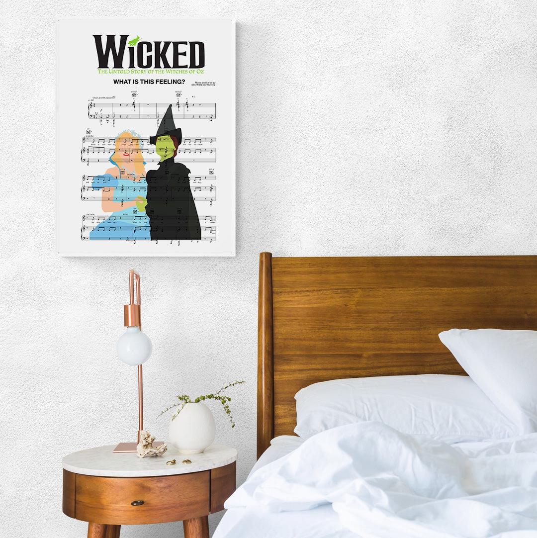 Wicked - What Is This Feeling Music Print - 98types