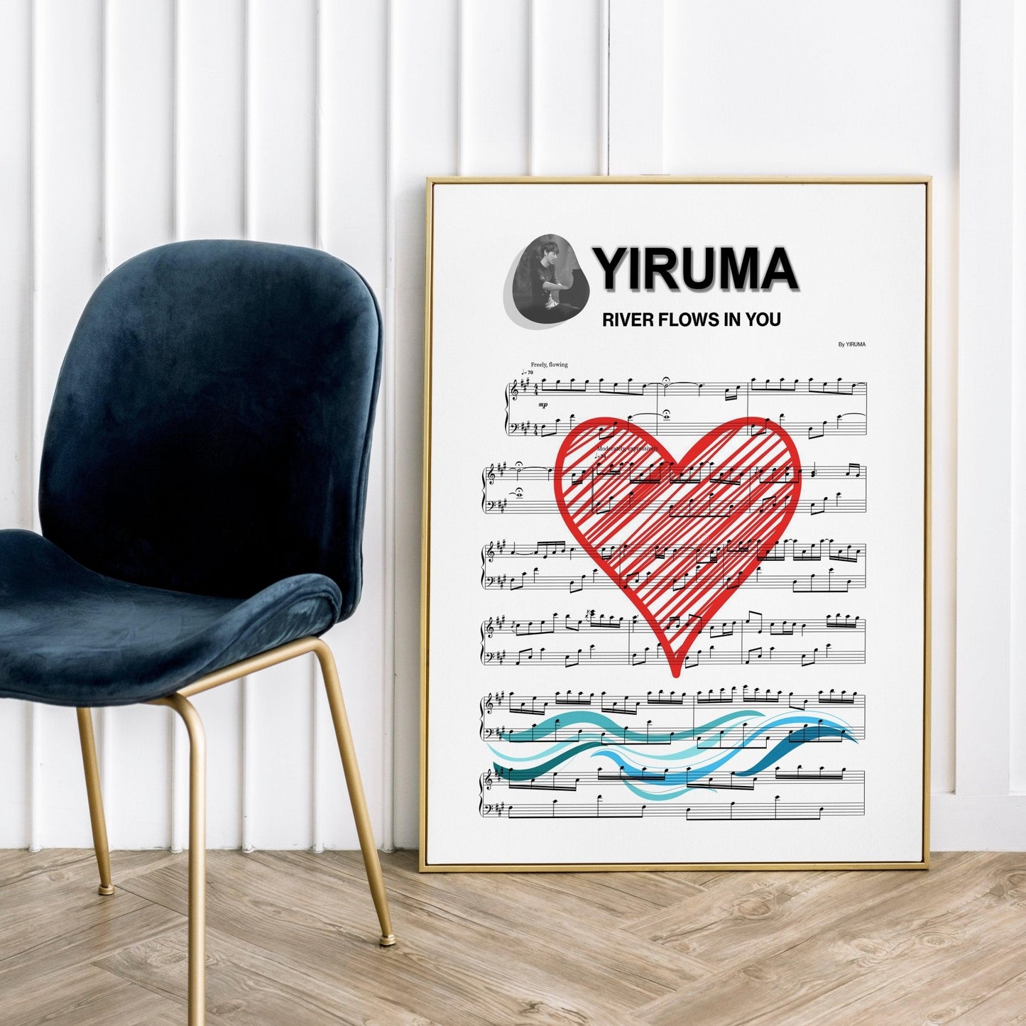 Yiruma River Flows in You Song Print - 98types
