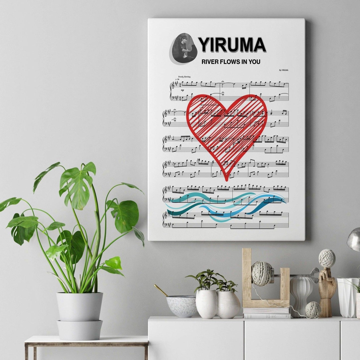 Yiruma River Flows in You Song Print - 98types