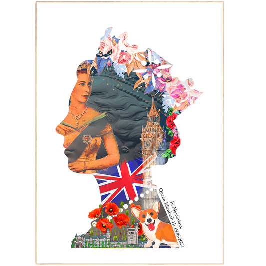 QUEEN ELIZABETH WALL ART POSTER - 98types