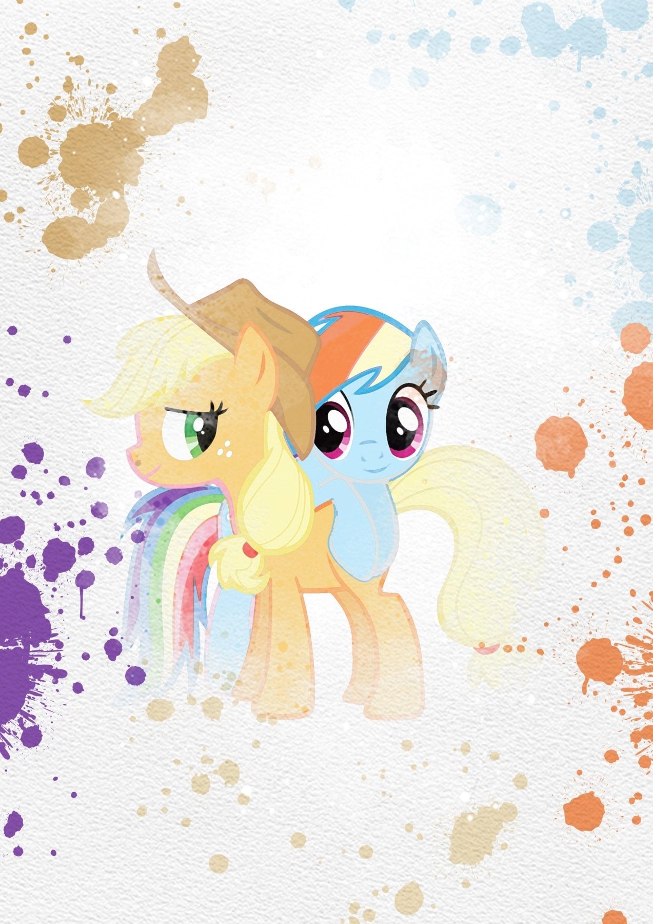 My Little Pony Poster 8 Set Printable Watercolour Print - 98types