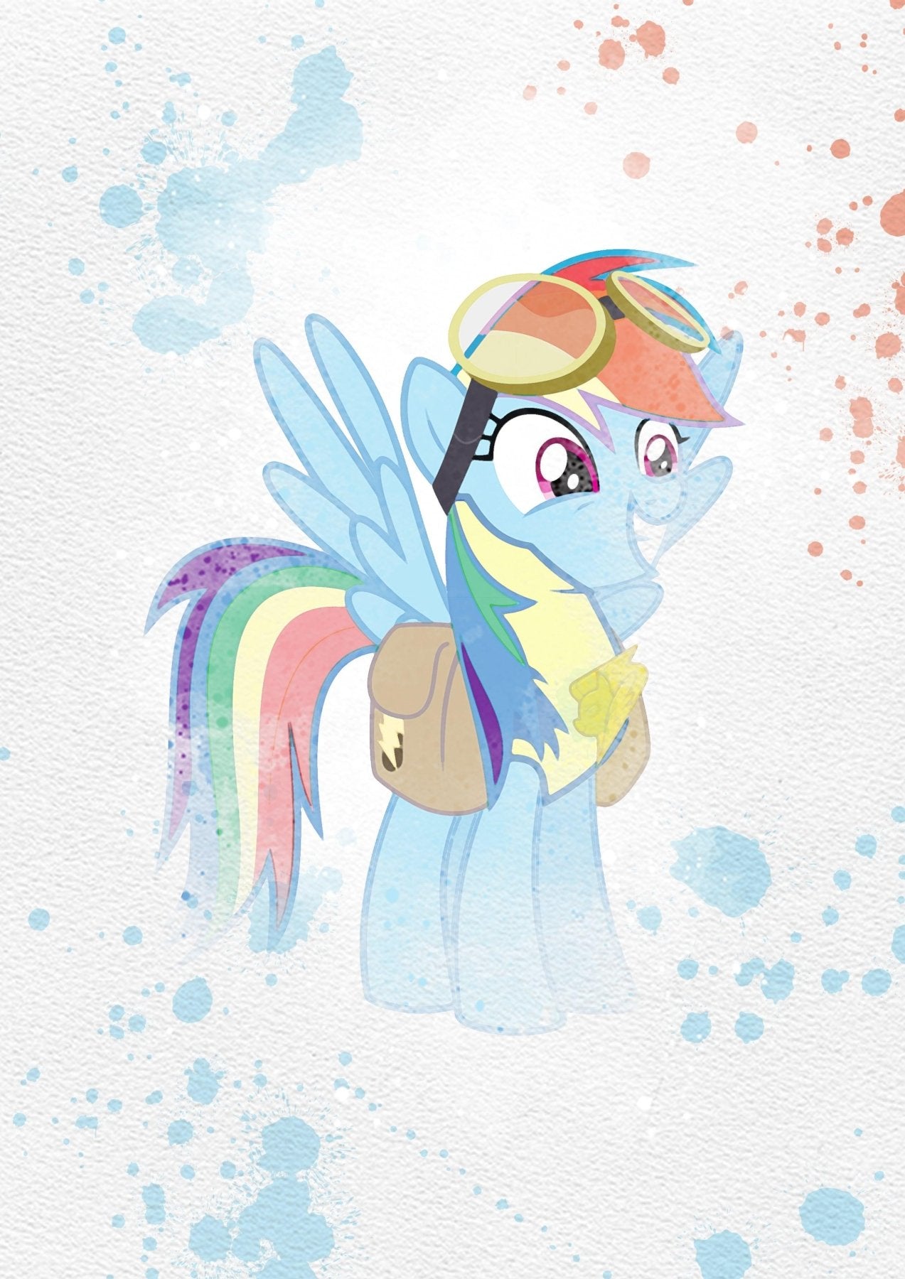 My Little Pony Poster 8 Set Printable Watercolour Print - 98typesPRINTABLES