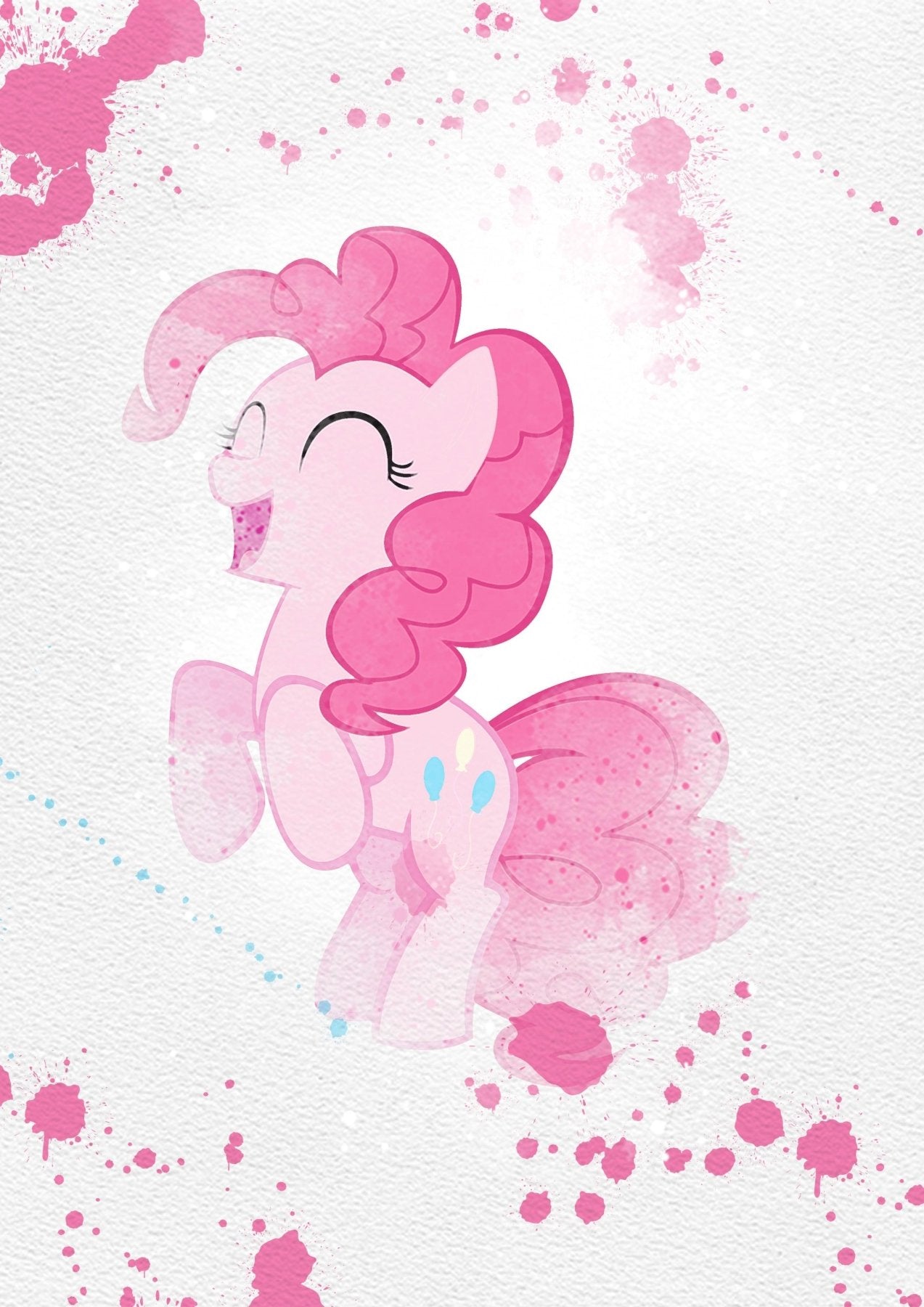 My Little Pony Poster 8 Set Printable Watercolour Print - 98types