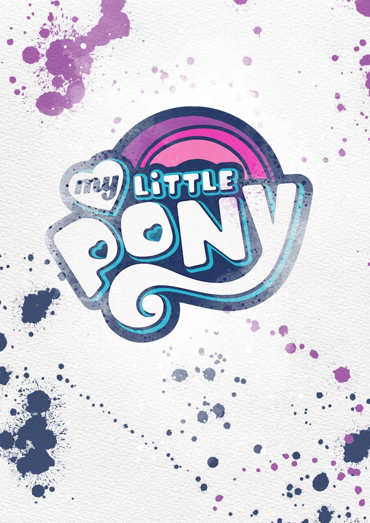 My Little Pony Poster 8 Set Printable Watercolour Print - 98types