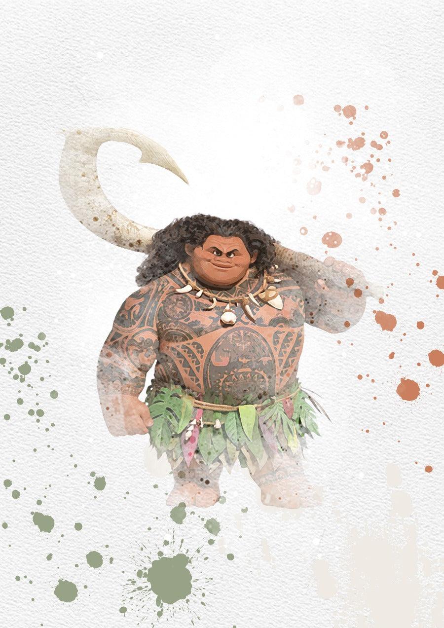 Set of 6 Moana Disney PRINTABLE Poster - 98typesPRINTABLES