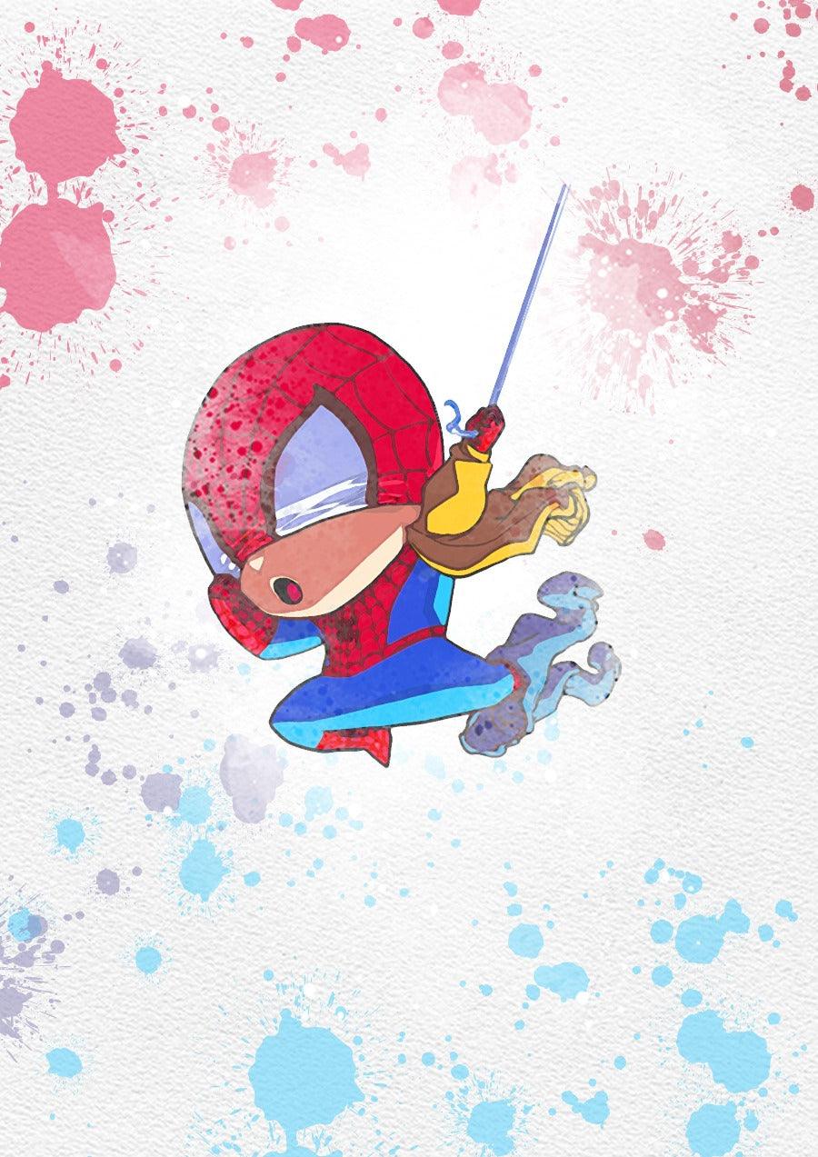 Set of 8 Mini Superheroes PRINTABLE Poster - 98typesPRINTABLES