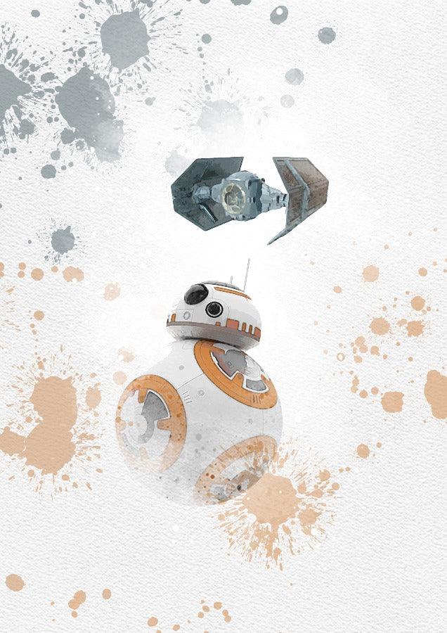 Star Wars Poster 8 Set Printable Watercolour Print - 98typesPRINTABLES