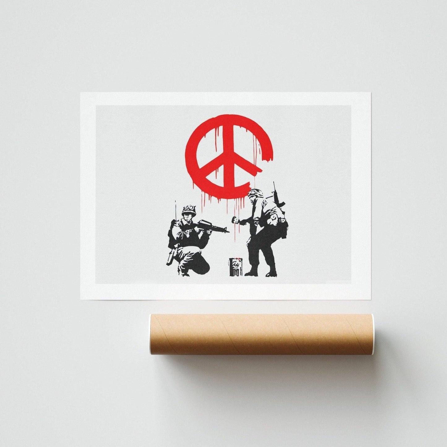 Banksy Art Peace Soldiers Poster - 98types