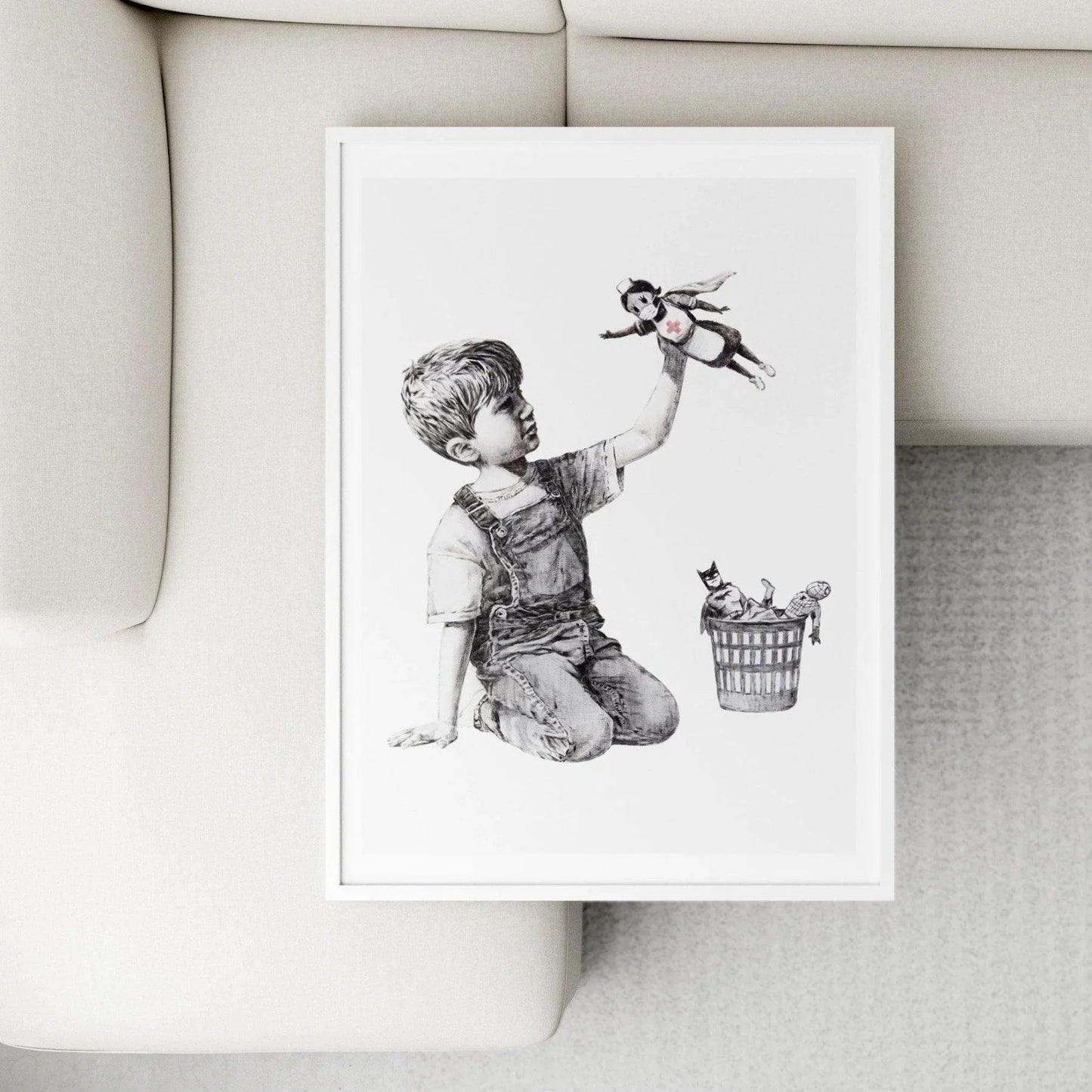 Banksy Game Changer | Superhero NHS Poster - 98types