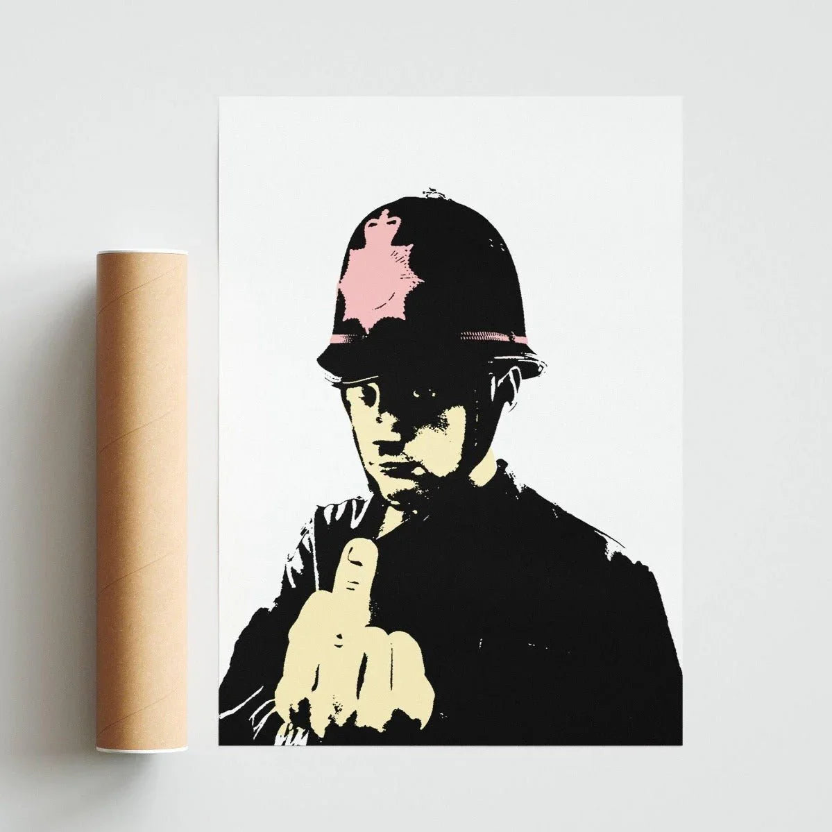 Banksy Middle Finger Street Art Poster poster by 98 Types – view 2