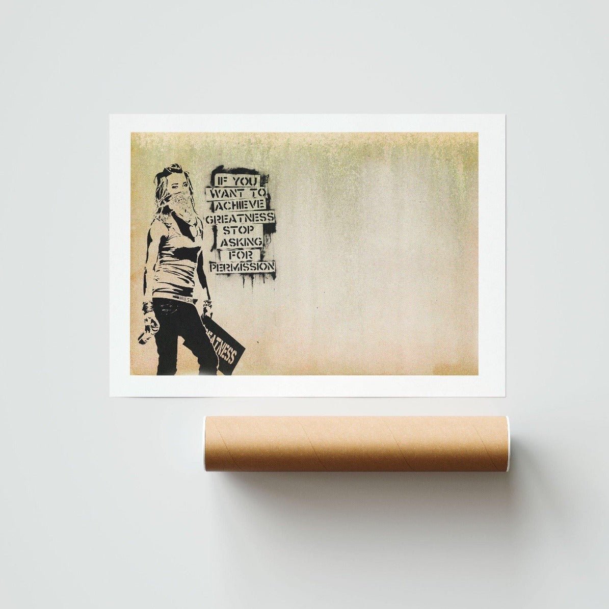 Banksy Print Art Girl Poster - 98types