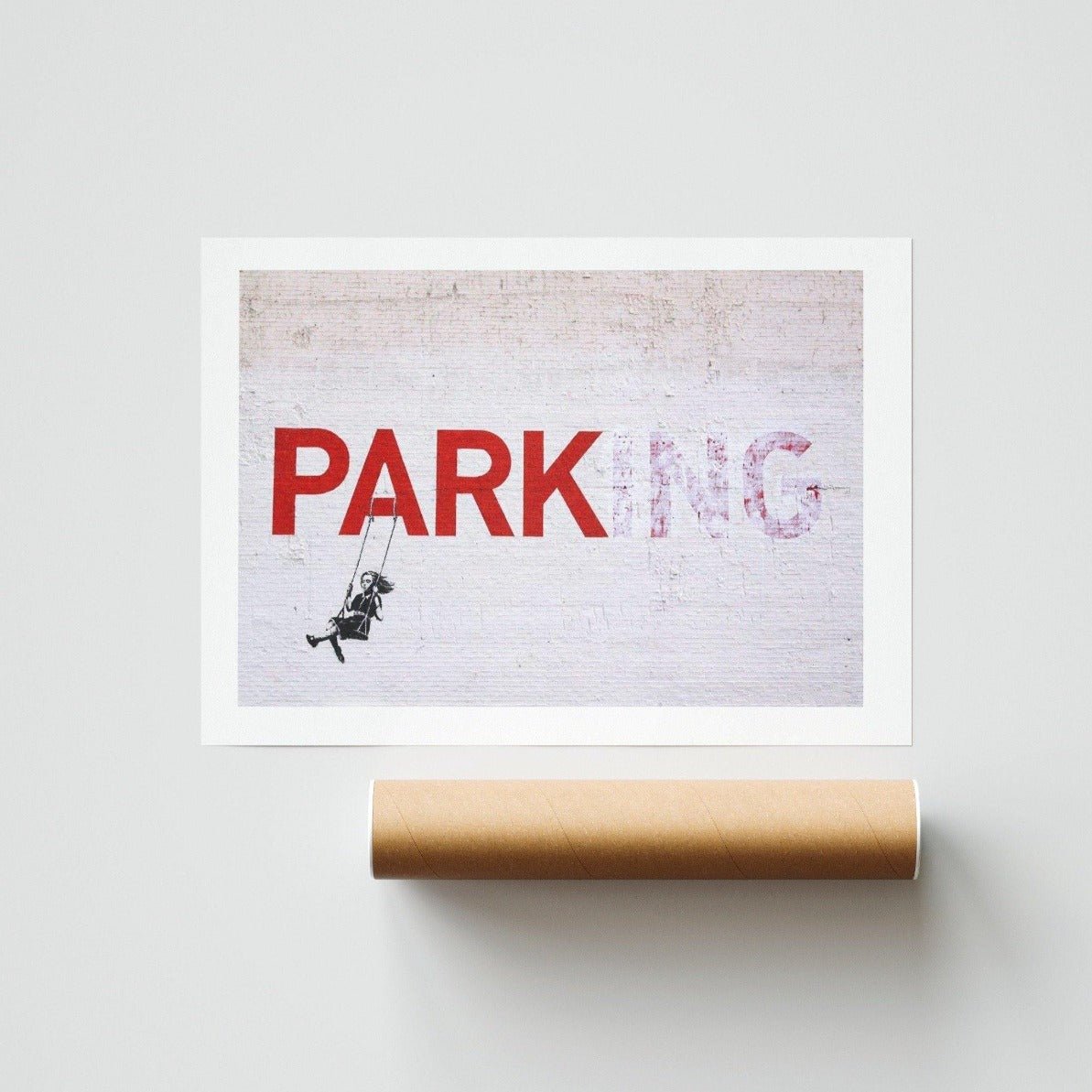 Banksy Street Art Parking Poster - 98types