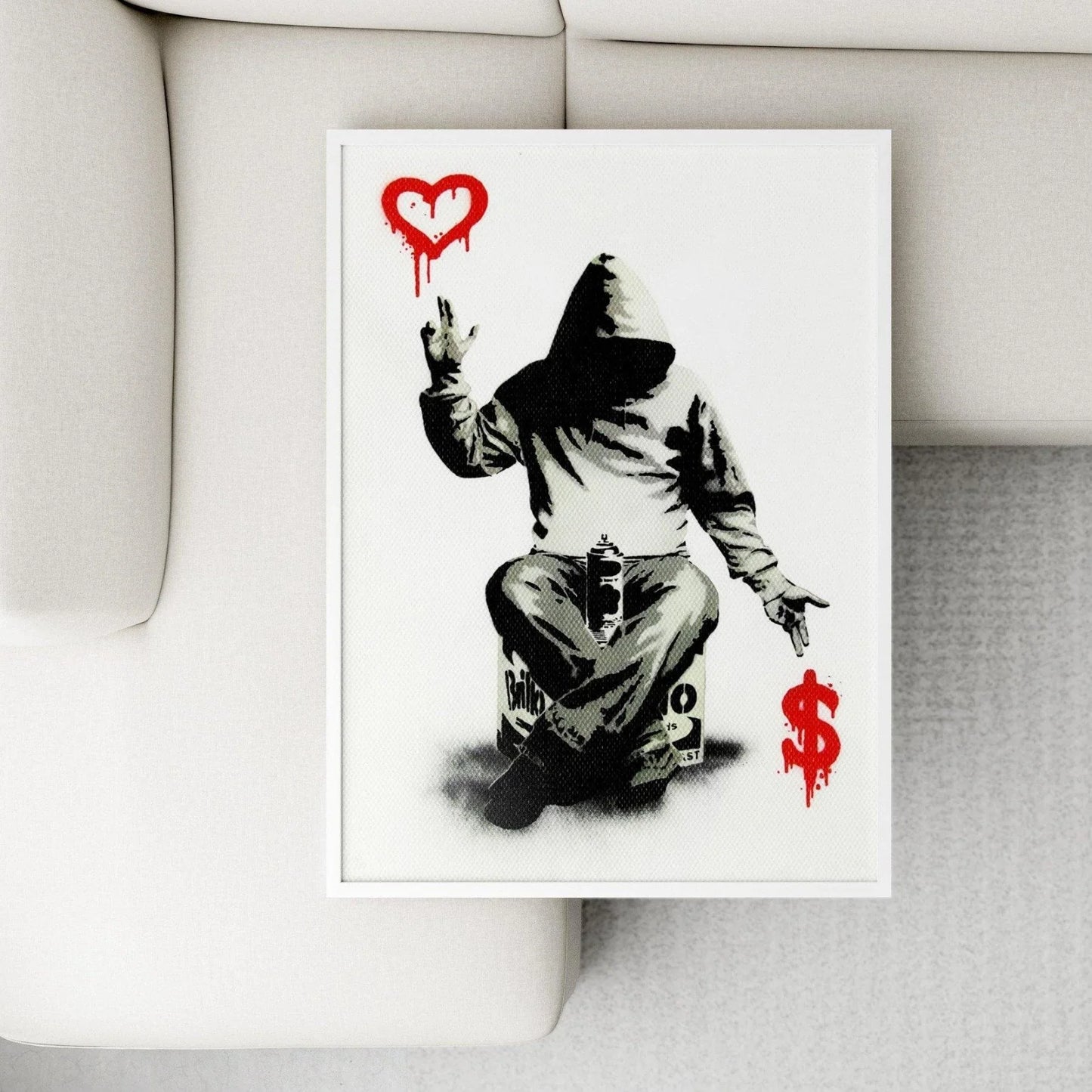 Boy Love or Money Art Print - 98types