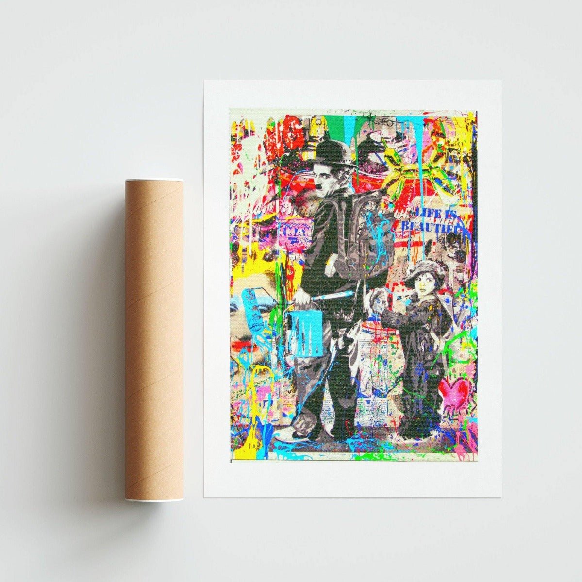 Brainwash Charlie Chaplin The Kid Print - 98types